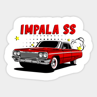 Impala Classic Muscle Cars Sticker